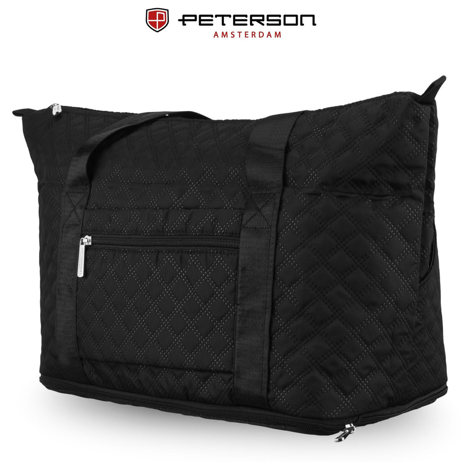 Schwarze, trainingstasche aus Polyester, mit einem Fach - Peterson – Bild 9