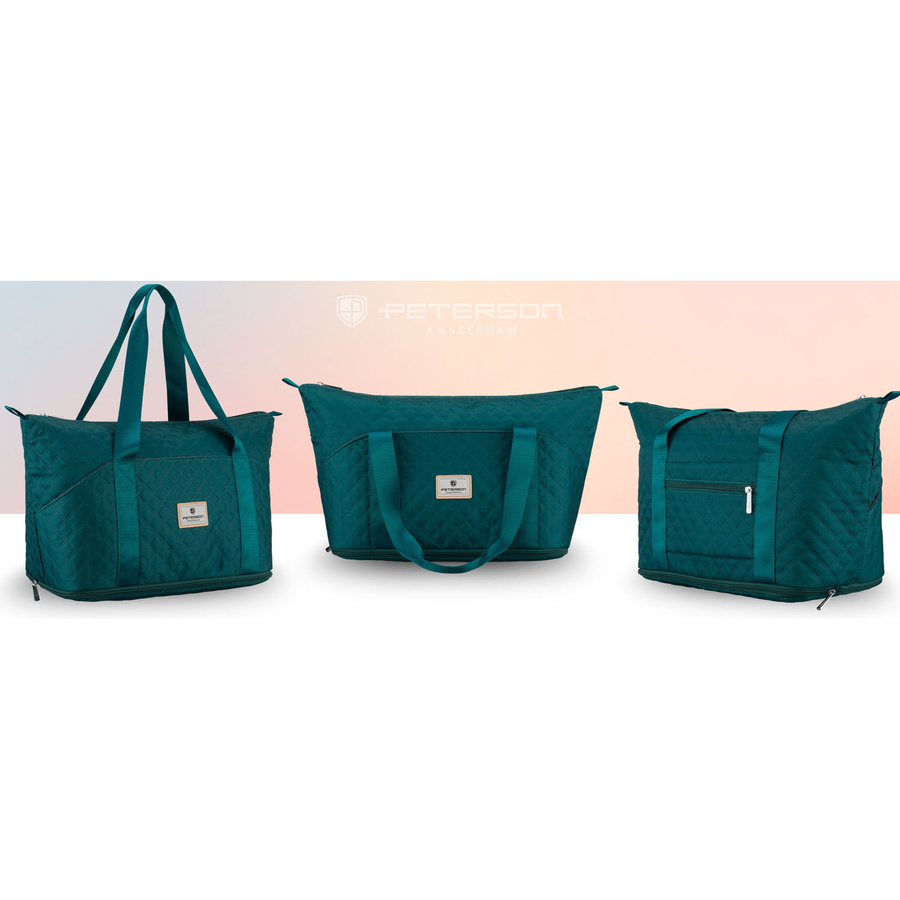 Trainings-Tasche aus grünem Polyester mit bequemen Griffen - Peterson – Bild 12