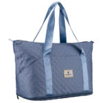 Trainings-Tasche aus Polyester in Blau, ausgestattet mit einem Griff für den Koffer - Peterson
