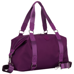Sportliche Trainingstasche aus Polyester in Violett – Peterson