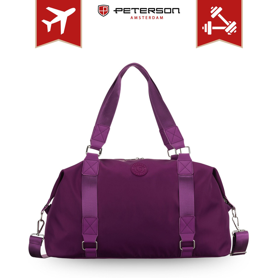 Sportliche Trainingstasche aus Polyester in Violett - Peterson – Bild 4