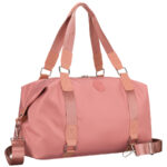 Rosa Trainings-Tasche aus Polyester, ein Kammer und mit Reißverschluss - Peterson