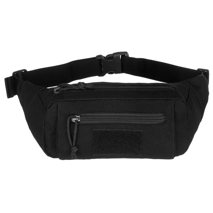 Schwarze Bauchtasche – taktische Gürteltasche mit Reißverschluss – Peterson – Bild 2