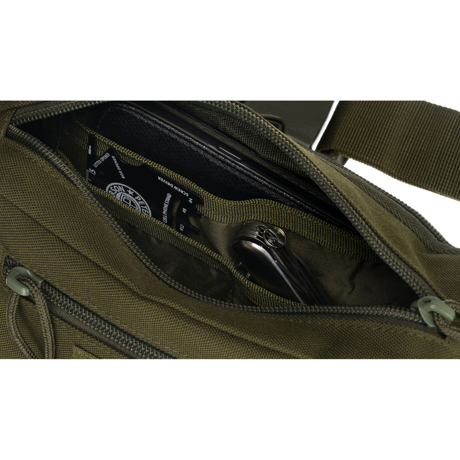 Grüne Bauchtasche-Taktische Gürteltasche mit Reißverschluss - Peterson – Bild 4