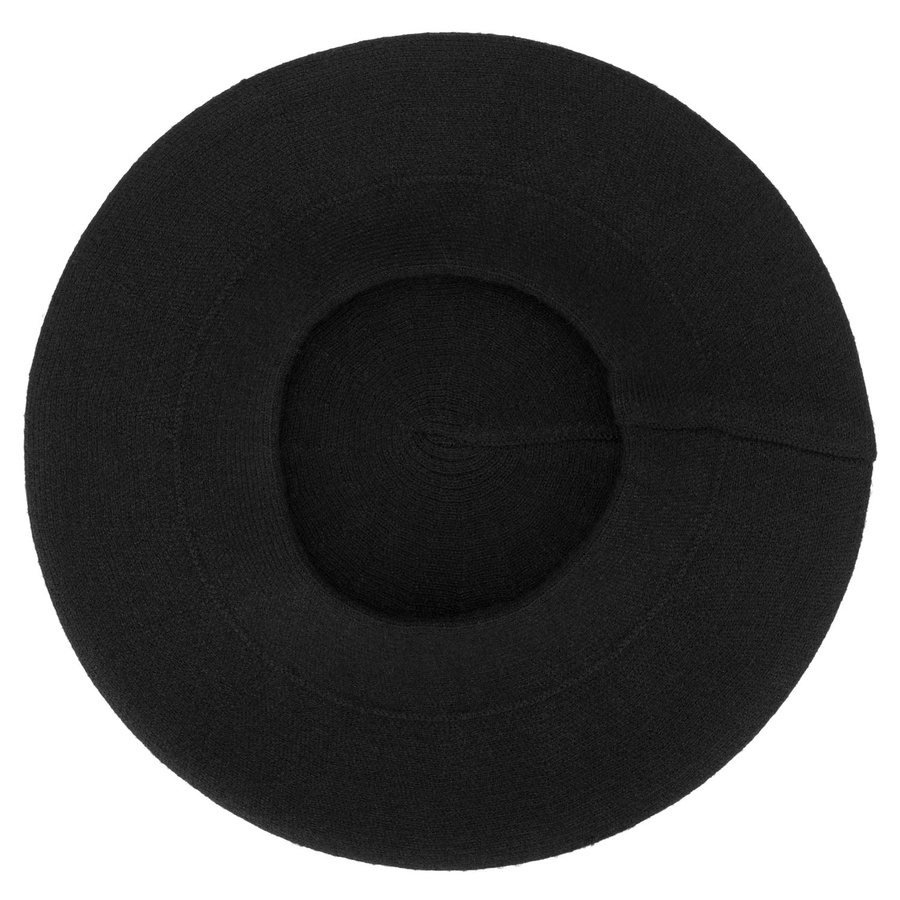 Schwarzes, stilvolles Damen-Barett aus Acryl – Peterson – Bild 2