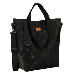 Bequemer Damen-Shopper aus Polyester in Schwarz – Rovicky
