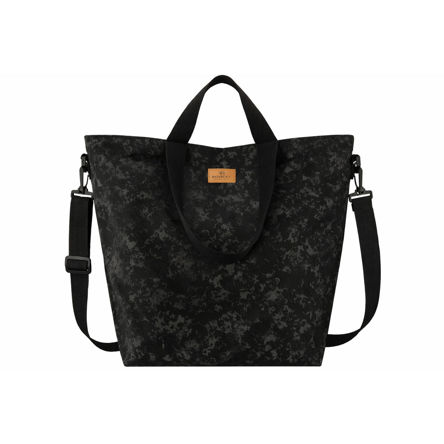 Bequemer Damen-Shopper aus Polyester in Schwarz – Rovicky – Bild 5
