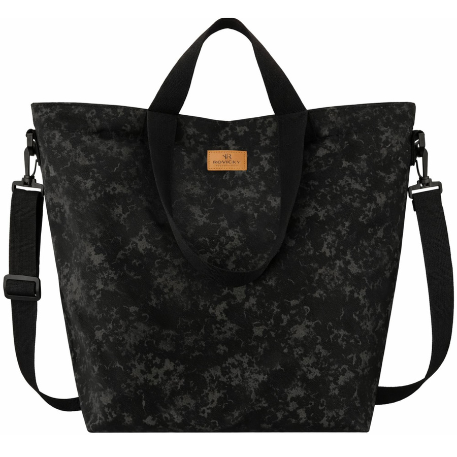 Bequemer Damen-Shopper aus Polyester in Schwarz – Rovicky – Bild 3