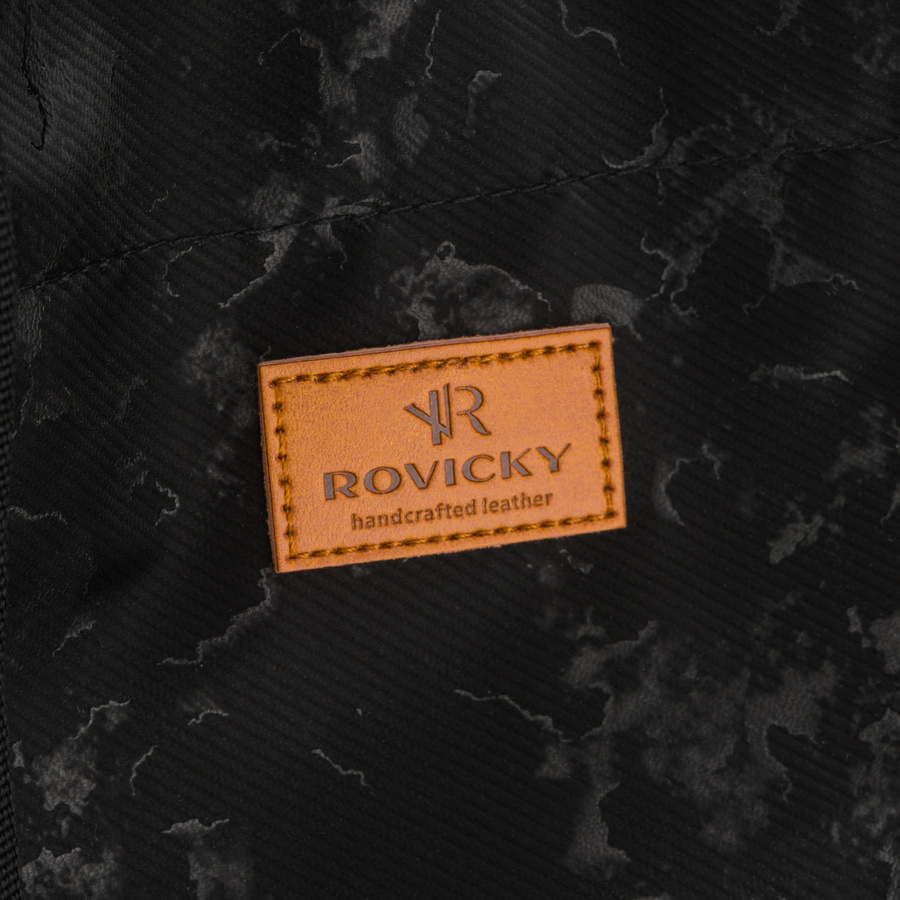 Bequemer Damen-Shopper aus Polyester in Schwarz – Rovicky – Bild 7