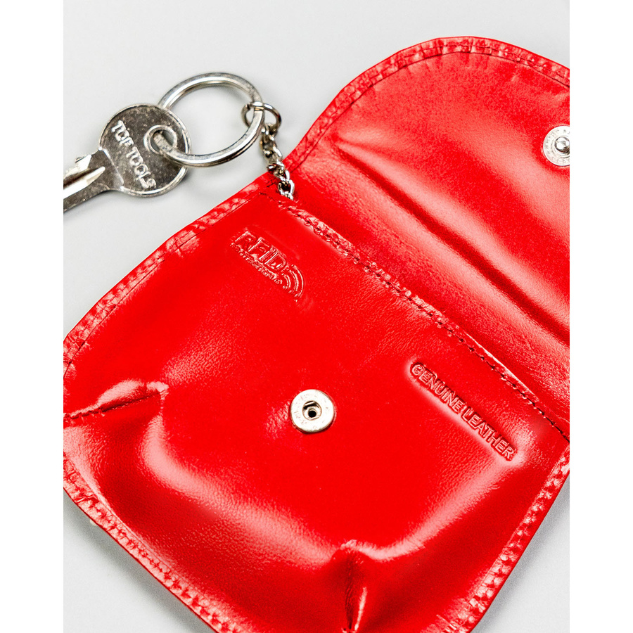 Rotes Schlüsseletui aus Leder mit Damen-Geldbörse – 4U Cavaldi – Bild 8