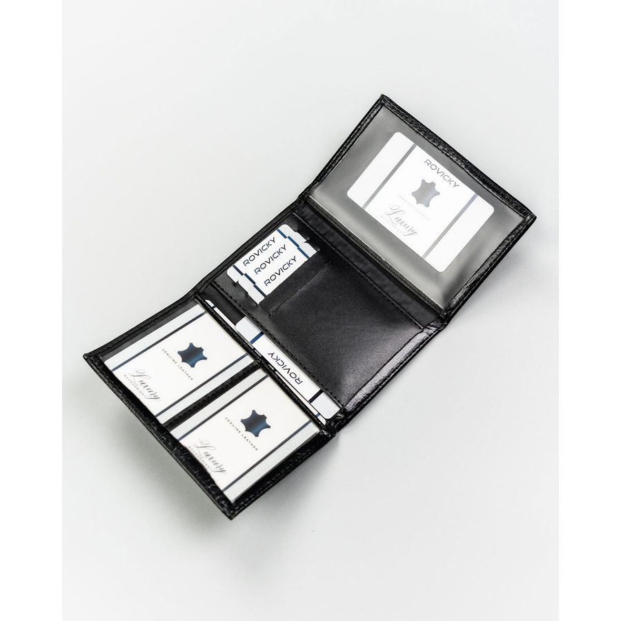 Schwarzes Kartenetui aus Öko-Leder – 4U Cavaldi – Bild 6