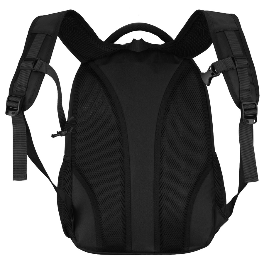 Städtischer, geräumiger Rucksack aus Polyester in schwarzer Farbe mit Laptopfach - Peterson – Bild 15