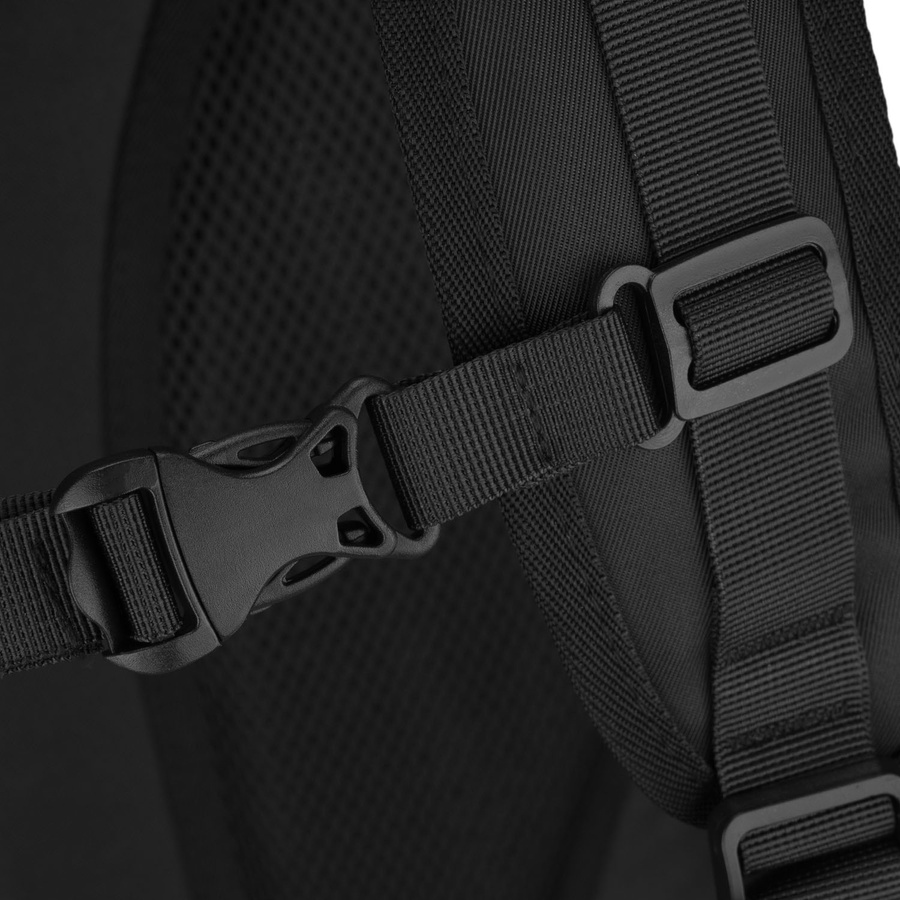 Städtischer, geräumiger Rucksack aus Polyester in schwarzer Farbe mit Laptopfach - Peterson – Bild 19