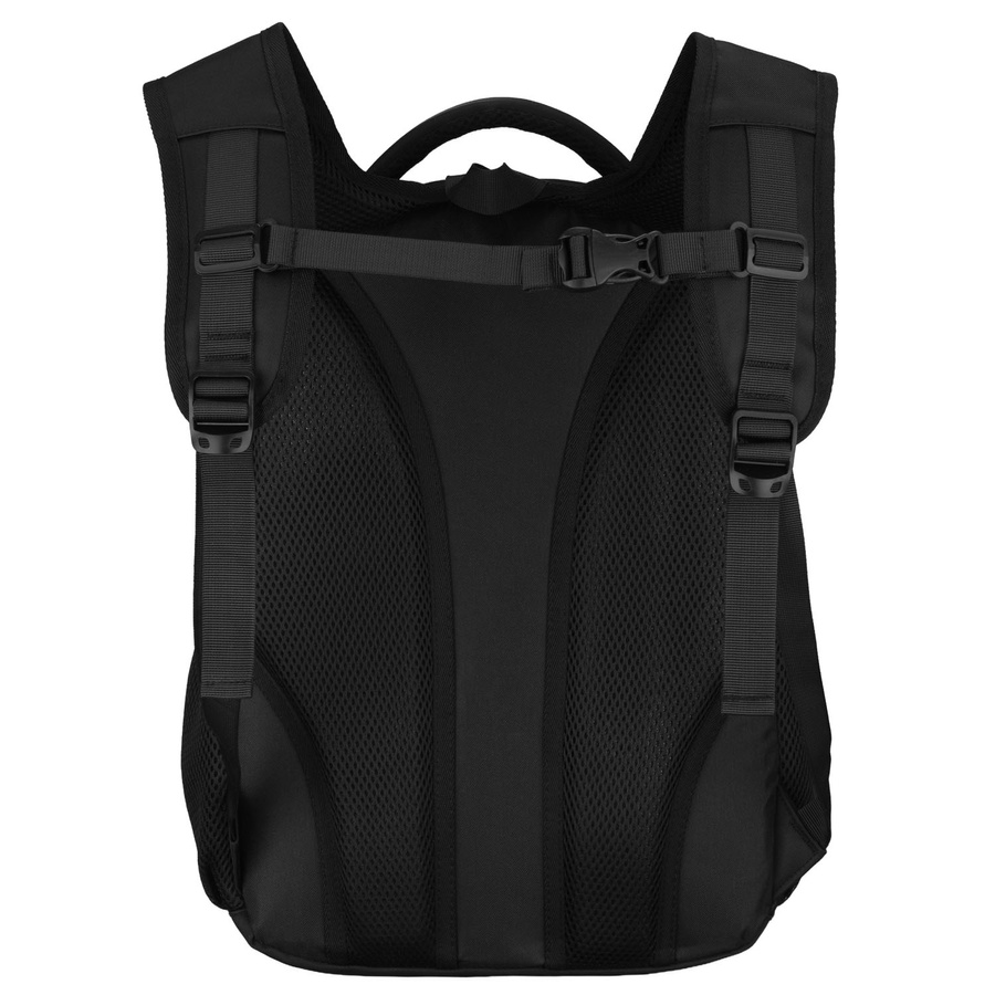 Städtischer, geräumiger Rucksack aus Polyester in schwarzer Farbe mit Laptopfach - Peterson – Bild 8