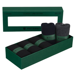 Mehrfarbiges Set Herren-Socken in Größe 40-45, hergestellt aus Baumwolle und Elasthan – Peterson