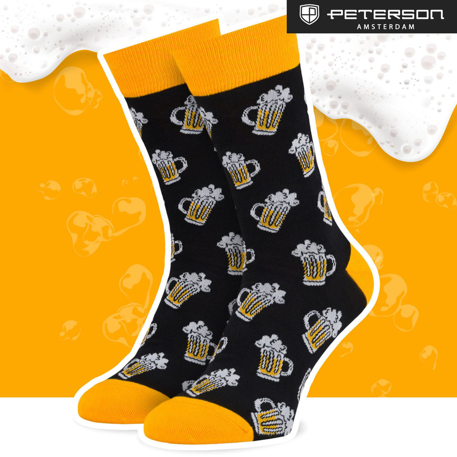 Set Herren-Socken mit verschiedenen Biermotiven in Größe 38-45 - Peterson – Bild 38