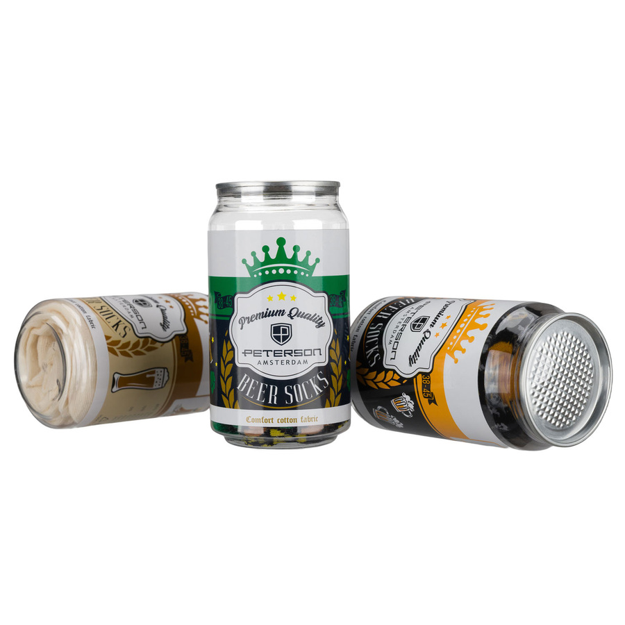 Set Herren-Socken mit verschiedenen Biermotiven in Größe 38-45 - Peterson – Bild 14