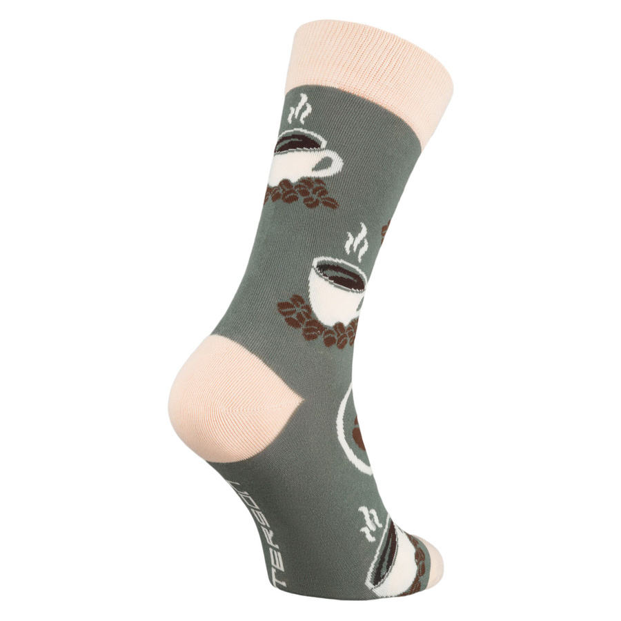 Set Herren-Socken mit verschiedenen Kaffeemotiven in Größe 38-44 - Peterson – Bild 22