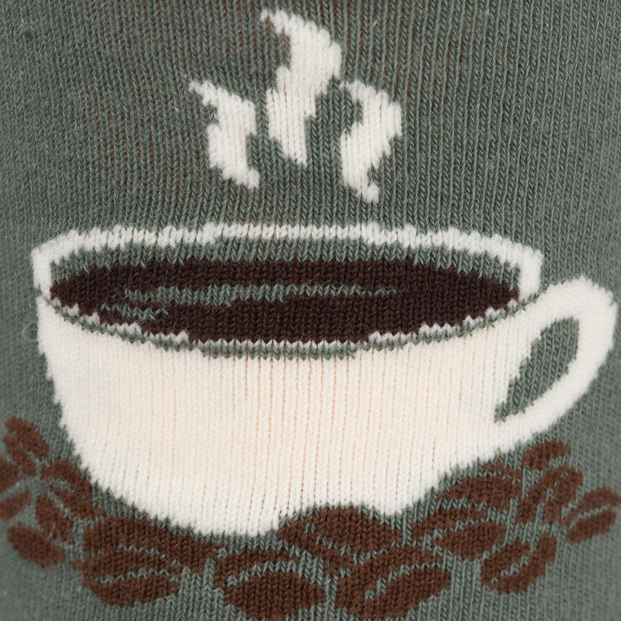 Set Herren-Socken mit verschiedenen Kaffeemotiven in Größe 38-44 - Peterson – Bild 30