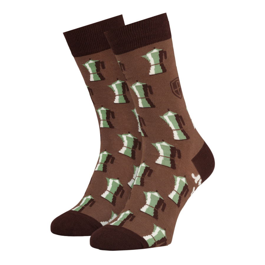 Set Herren-Socken mit verschiedenen Kaffeemotiven in Größe 38-44 - Peterson – Bild 8