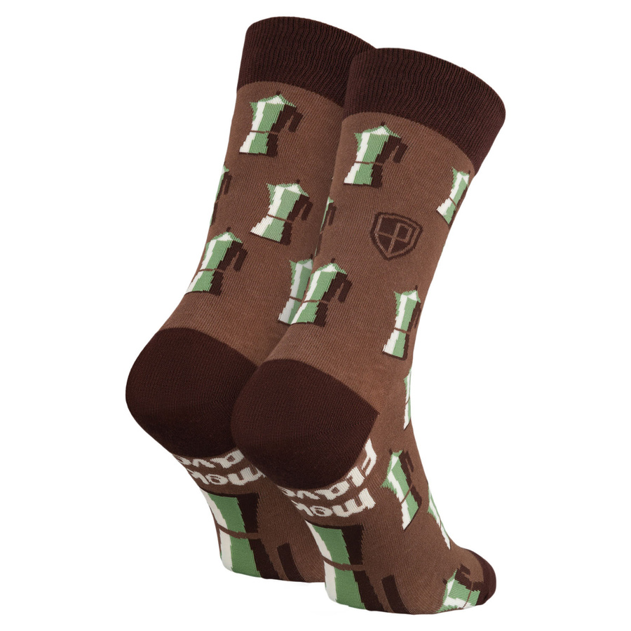 Set Herren-Socken mit verschiedenen Kaffeemotiven in Größe 38-44 - Peterson – Bild 9