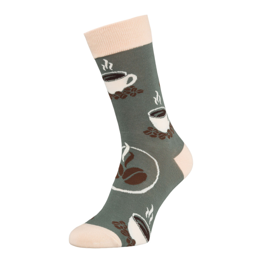 Set Herren-Socken mit verschiedenen Kaffeemotiven in Größe 38-44 - Peterson – Bild 17