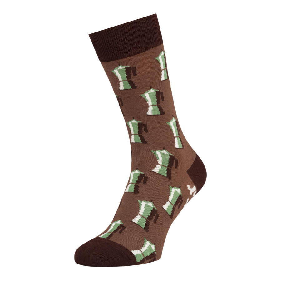 Set Herren-Socken mit verschiedenen Kaffeemotiven in Größe 38-44 - Peterson – Bild 18