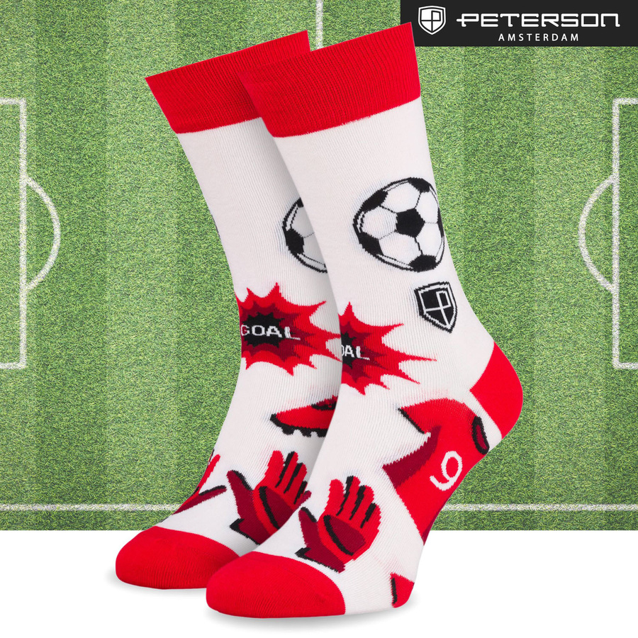 Set Herrensocken in Größe 38-44 mit Fußball-Motiv - Peterson – Bild 14