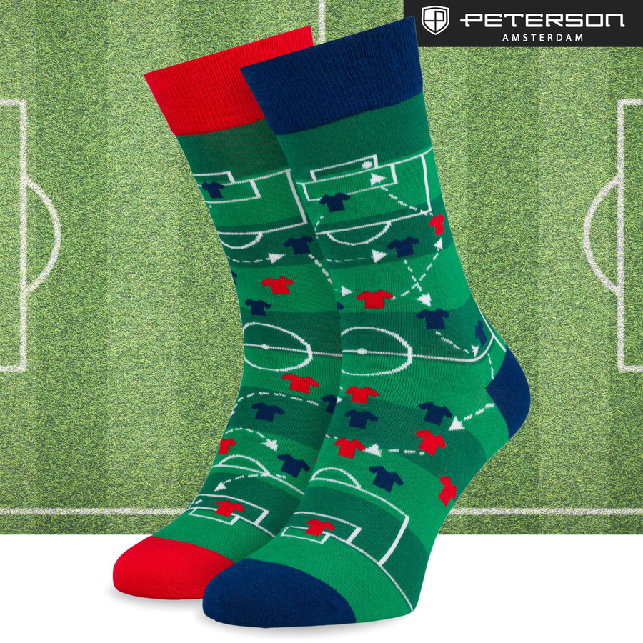 Set Herrensocken in Größe 38-44 mit Fußball-Motiv - Peterson – Bild 16