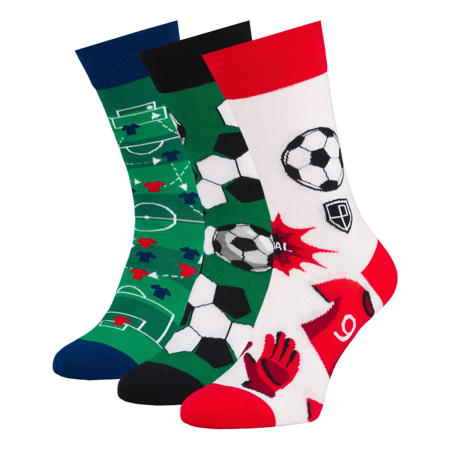 Set Herrensocken in Größe 38-44 mit Fußball-Motiv - Peterson – Bild 6