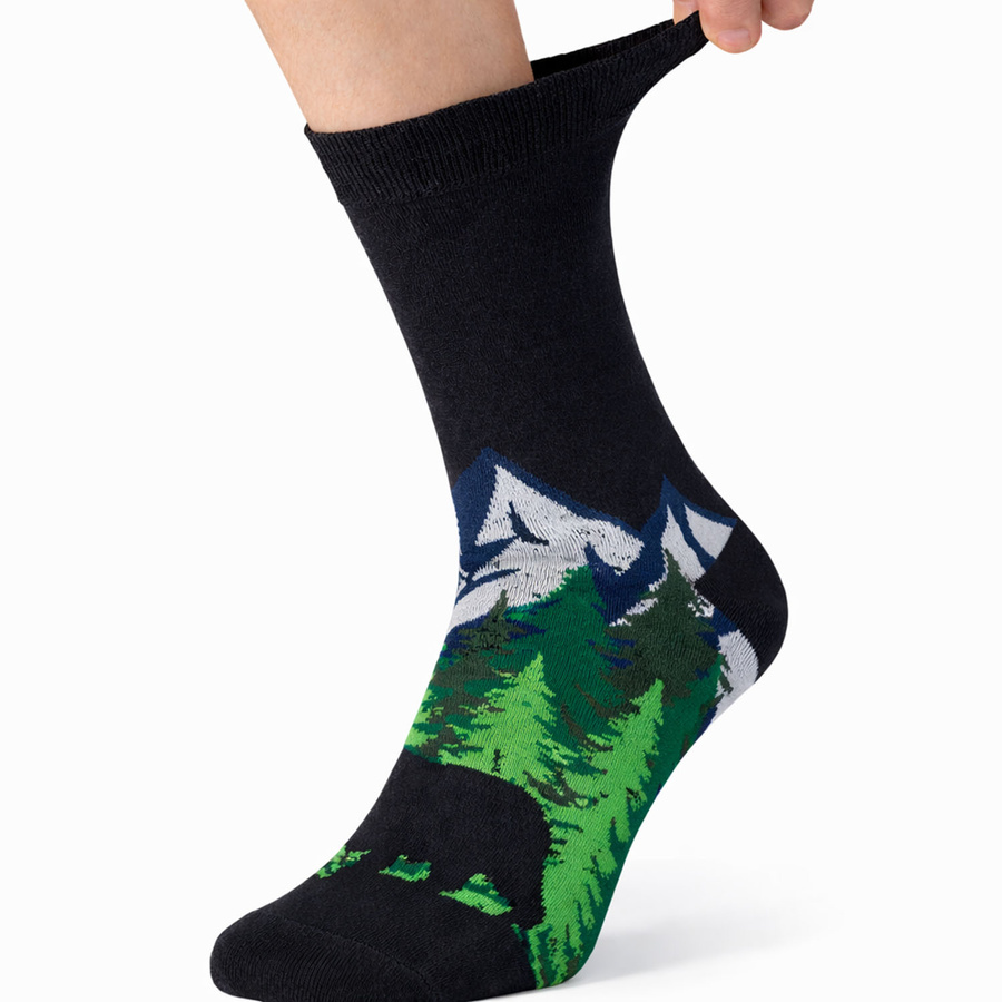 Set Herrensocken in Größe 38-44 mit Outdoor-Motiv - Peterson – Bild 22