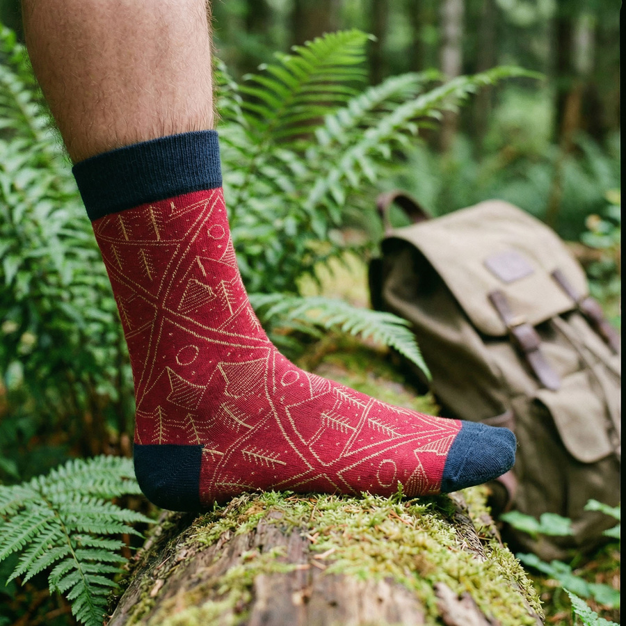 Set Herrensocken in Größe 38-44 mit Outdoor-Motiv - Peterson – Bild 2