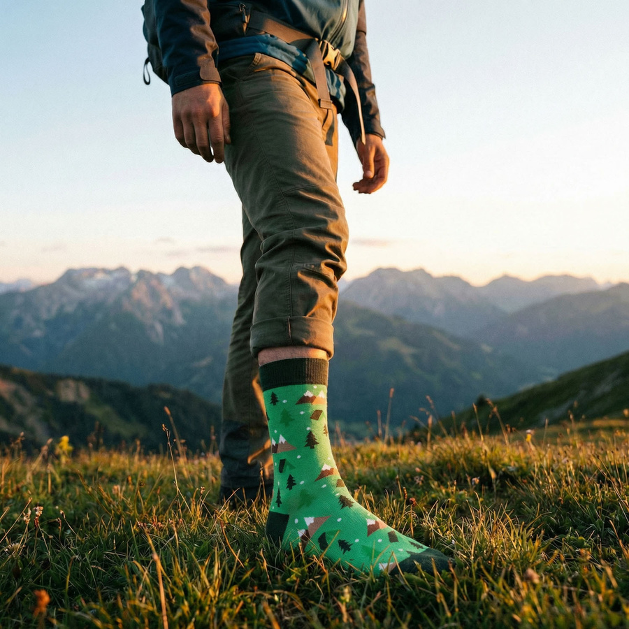 Set Herrensocken in Größe 38-44 mit Outdoor-Motiv - Peterson – Bild 5