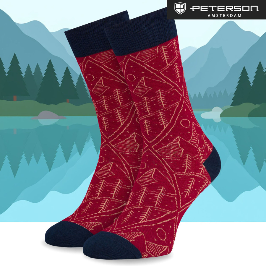 Set Herrensocken in Größe 38-44 mit Outdoor-Motiv - Peterson – Bild 13