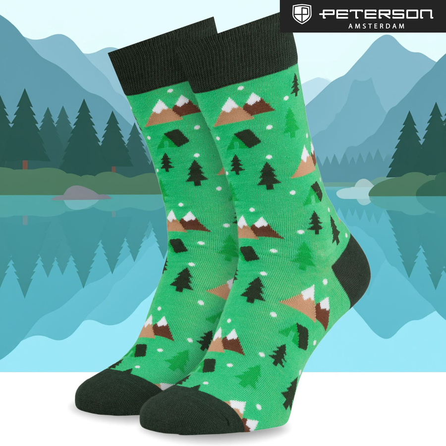 Set Herrensocken in Größe 38-44 mit Outdoor-Motiv - Peterson – Bild 16