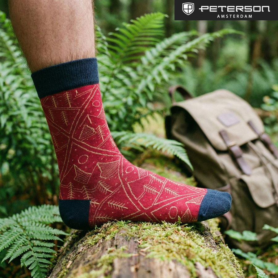 Set Herrensocken in Größe 38-44 mit Outdoor-Motiv - Peterson – Bild 15
