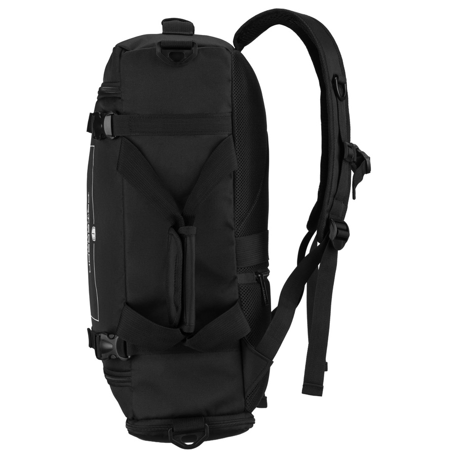 Reiserucksack mit Taschenfunktion aus Polyester in Schwarz - Peterson – Bild 5