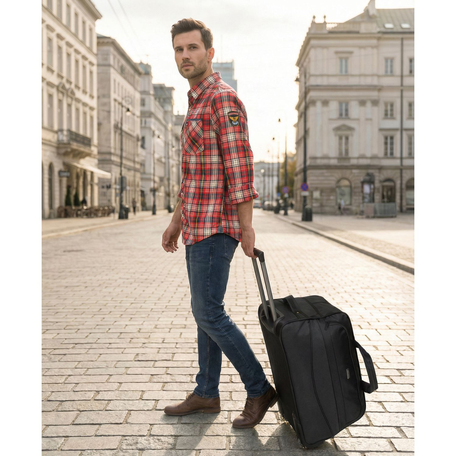 Reisetaschen Set 3in1 Reisegepäck auf Rollen Reisetasche mit ausziehbarem Griff - Peterson – Bild 27