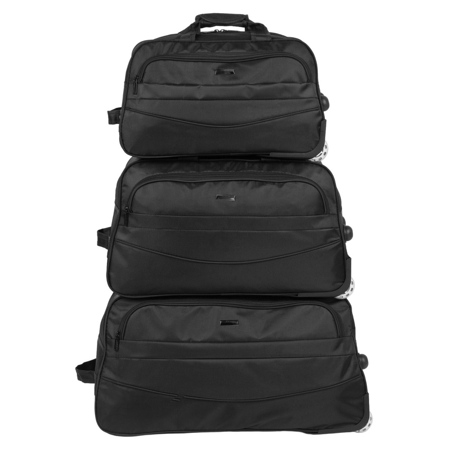 Reisetaschen Set 3in1 Reisegepäck auf Rollen Reisetasche mit ausziehbarem Griff - Peterson – Bild 2