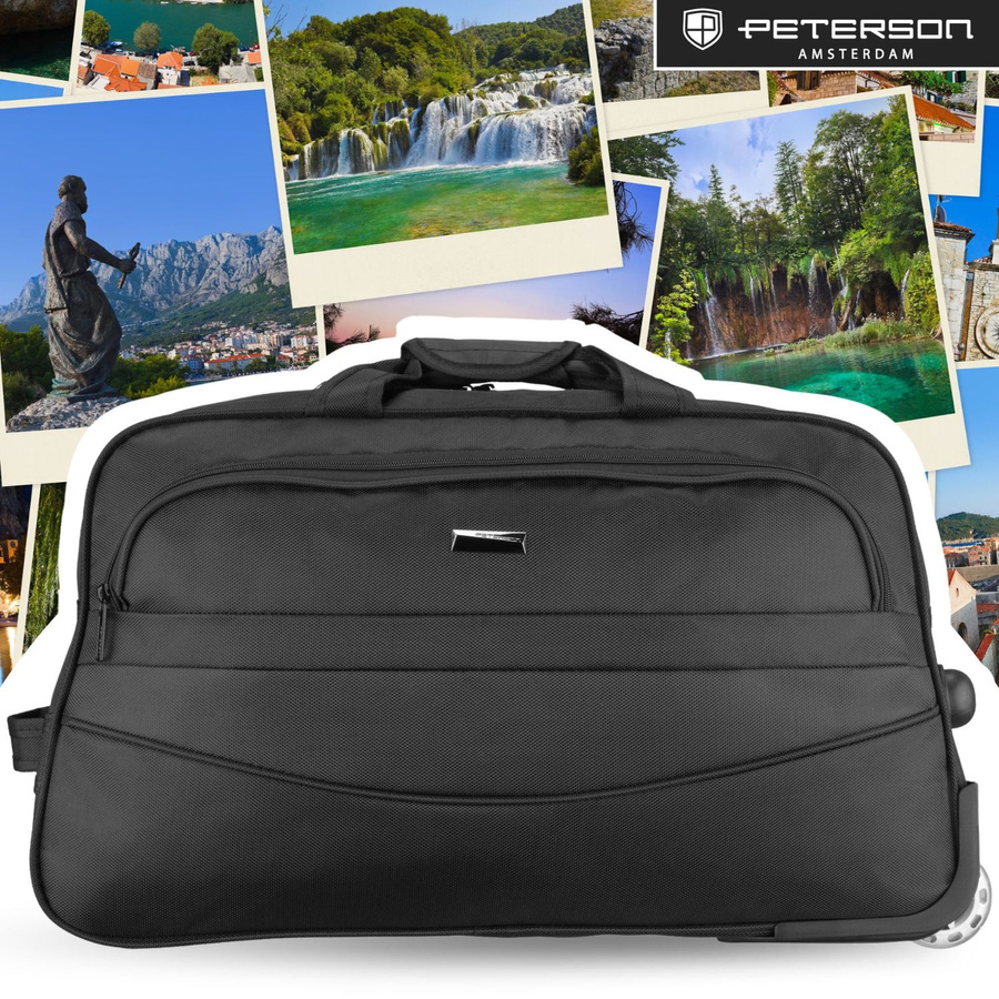 Reisetaschen Set 3in1 Reisegepäck auf Rollen Reisetasche mit ausziehbarem Griff - Peterson – Bild 8