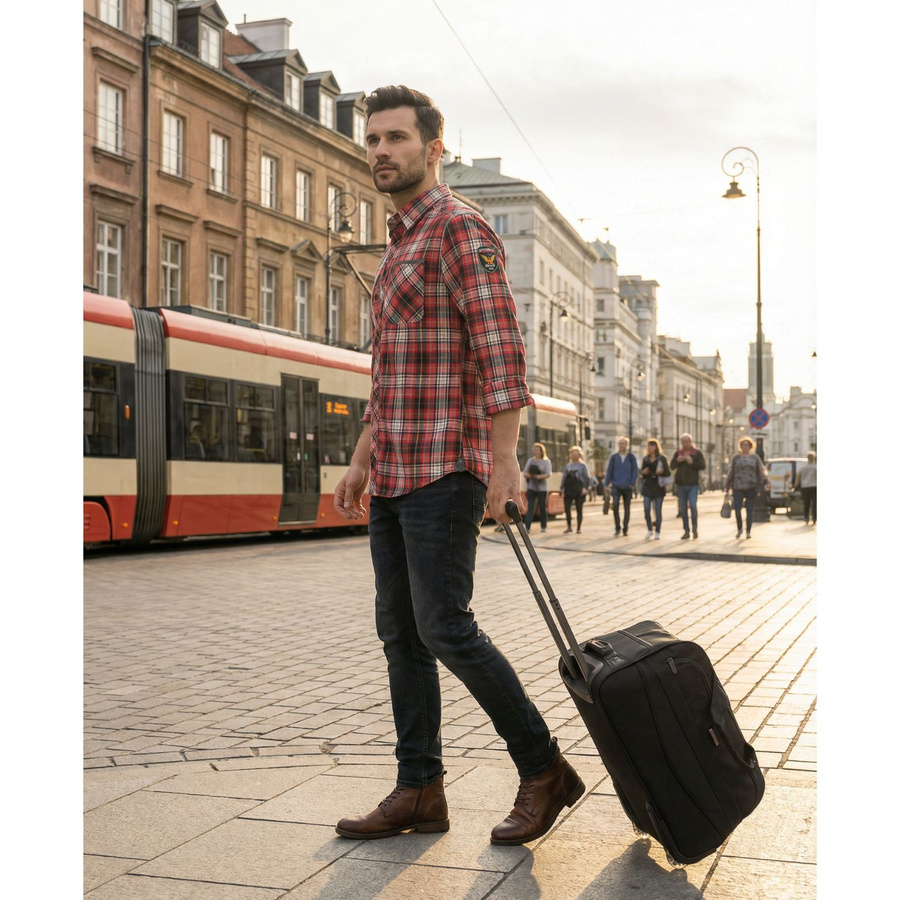 Reisetaschen Set 3in1 Reisegepäck auf Rollen Reisetasche mit ausziehbarem Griff - Peterson – Bild 26
