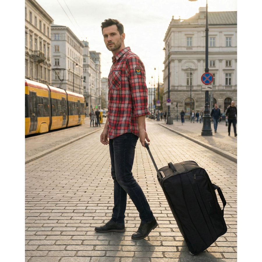 Reisetaschen Set 3in1 Reisegepäck auf Rollen Reisetasche mit ausziehbarem Griff - Peterson – Bild 28