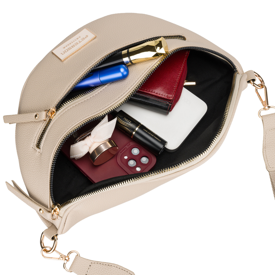 Damen-Schultertasche kleine städtische Umhängetasche beige Peterson – Bild 11