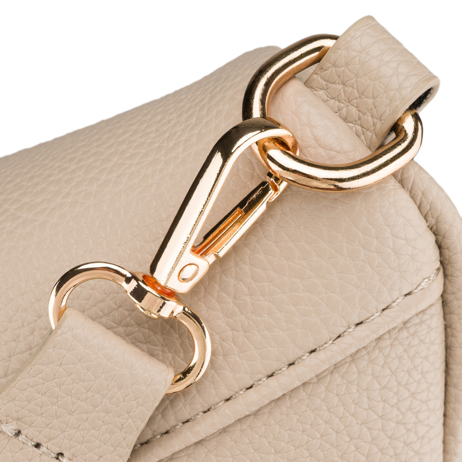 Damen-Schultertasche kleine städtische Umhängetasche beige Peterson – Bild 7