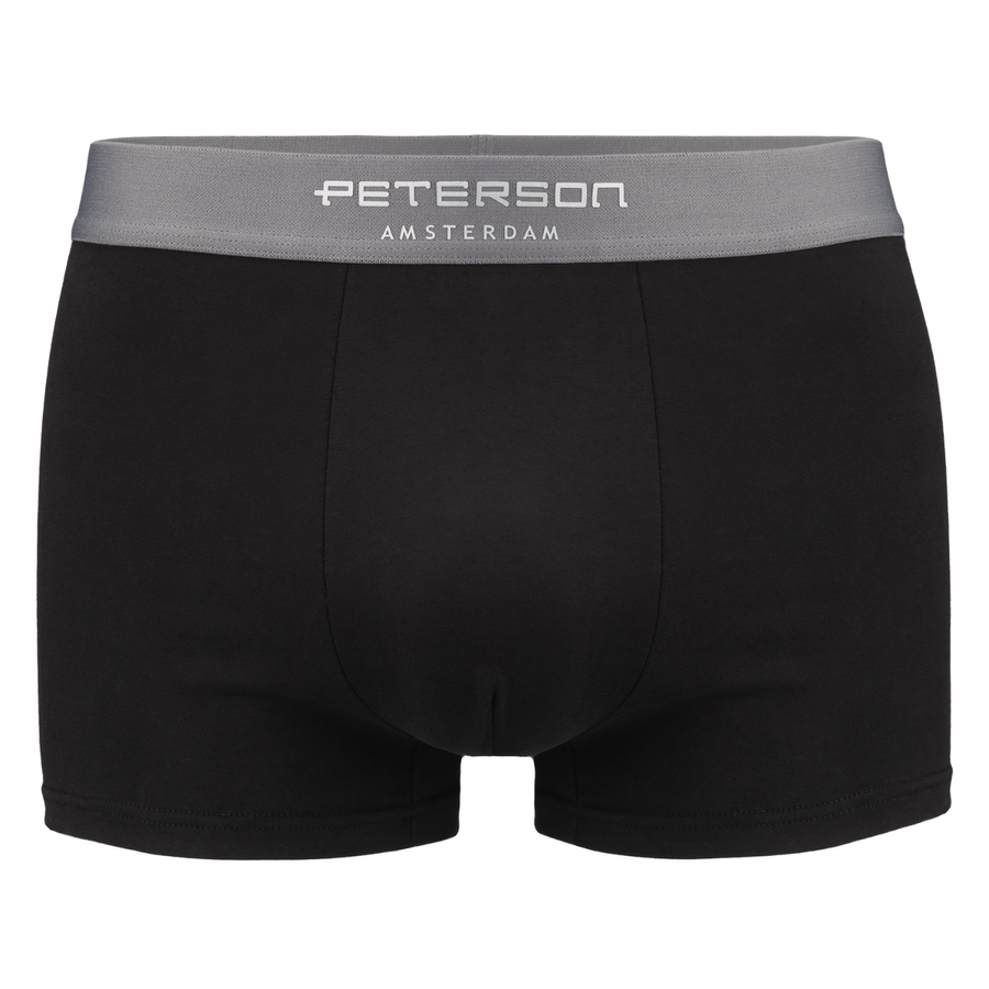Baumwoll Herren-Boxershorts Set 3 Paar schwarz marineblau Unterwäsche L - Peterson – Bild 9