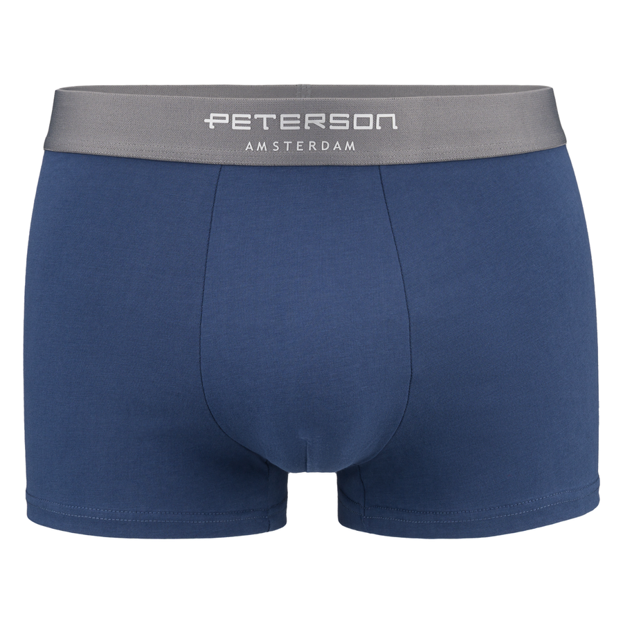Baumwoll Herren-Boxershorts Set 3 Paar schwarz marineblau Unterwäsche L - Peterson – Bild 6