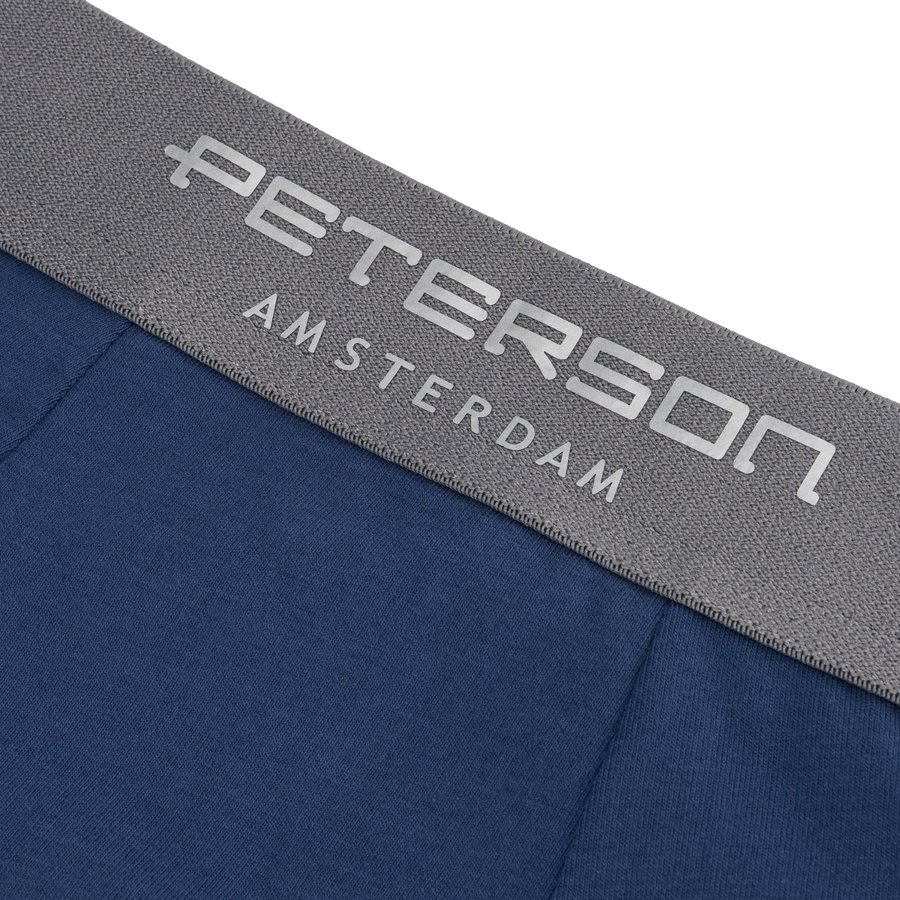 Baumwoll Herren-Boxershorts Set 3 Paar schwarz marineblau Unterwäsche L - Peterson – Bild 8