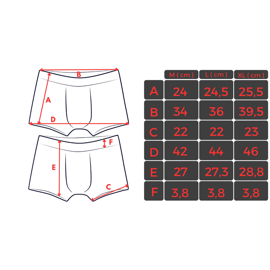 Baumwoll Herren-Boxershorts Set 3 Paar schwarz marineblau Unterwäsche L - Peterson – Bild 4