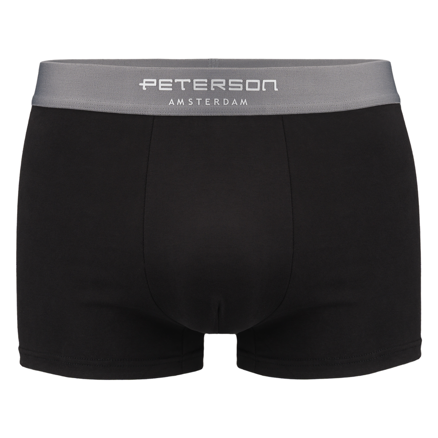 Herren-Boxershorts M Unterwäsche Baumwolle schwarz Set 3 Paar - Peterson – Bild 5