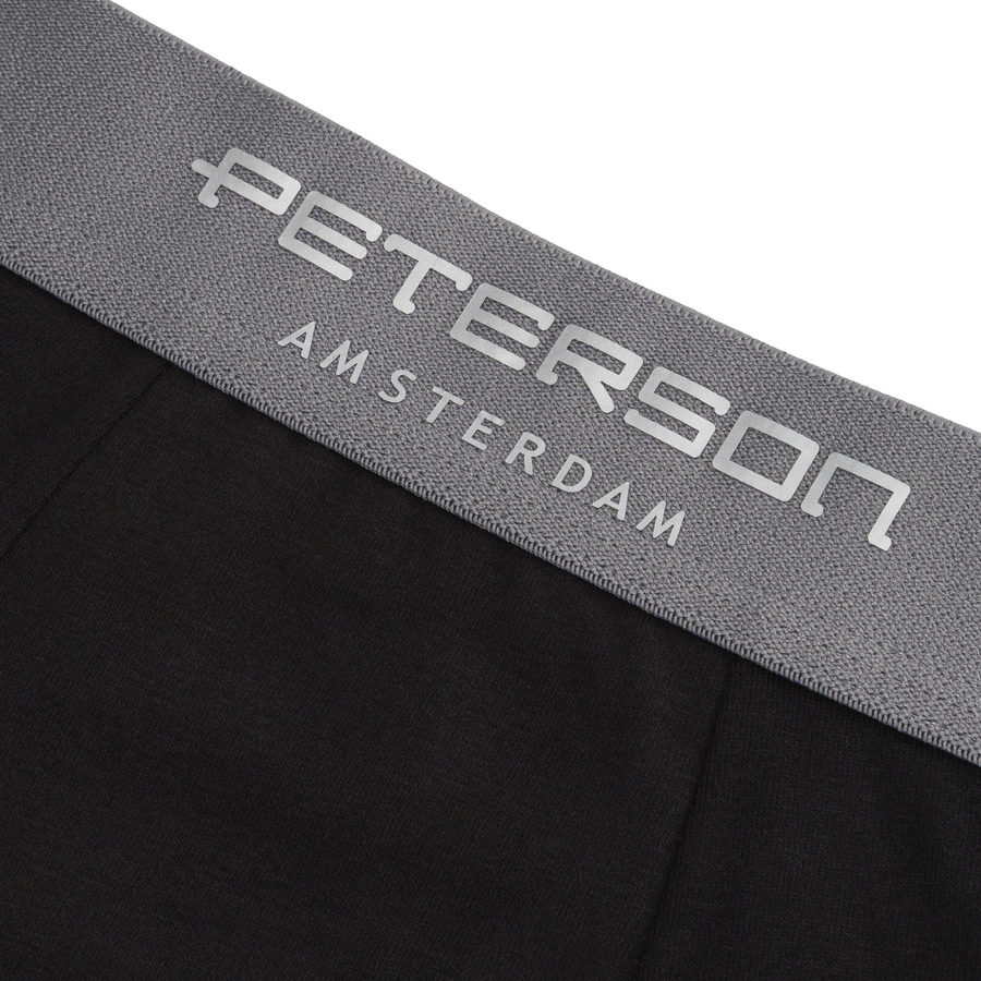 Herren-Boxershorts M Unterwäsche Baumwolle schwarz Set 3 Paar - Peterson – Bild 6